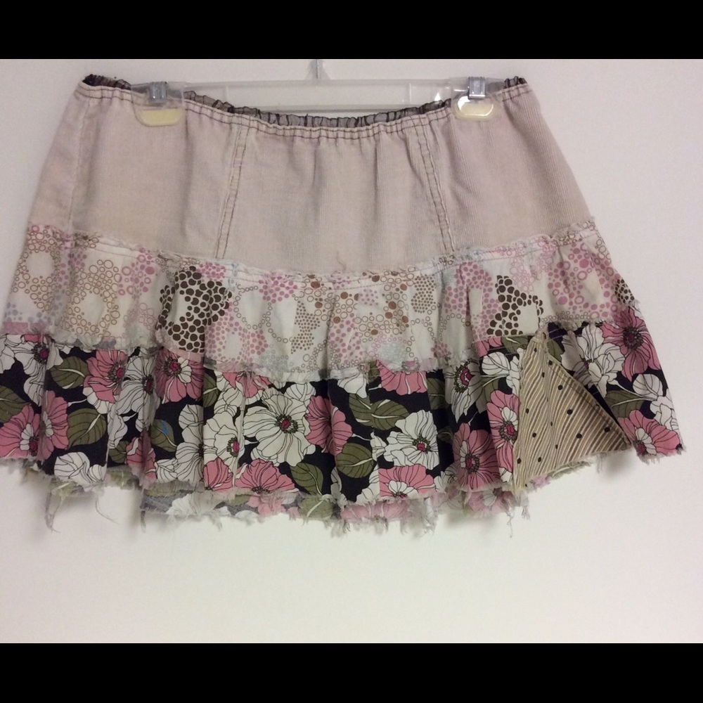 Cavaricci  Pink/Flowered Skirt Size M